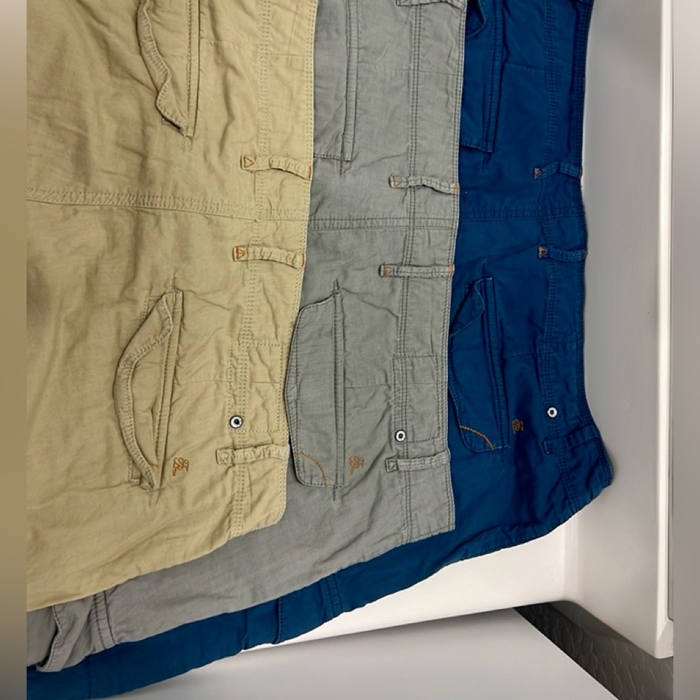 Bundle 3 pack !!!  Size 36 -Tommy Bahama Cargo Shorts Mens 💯 Cotton Shorts